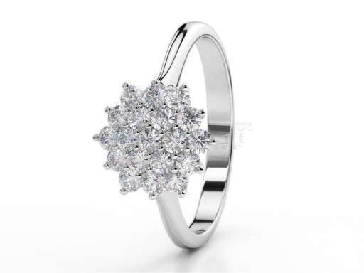 Diamond ring 0.49ct