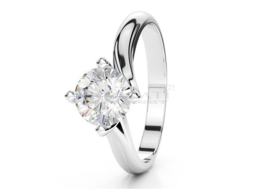 Solitaire diamond ring 0.75ct