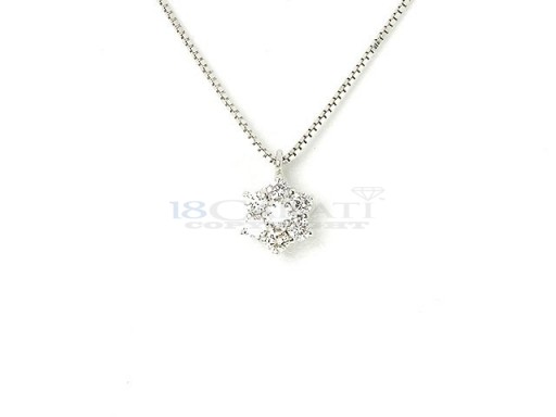 Diamond necklace  0.18ct