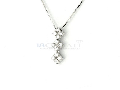 Diamond necklace  0.155ct