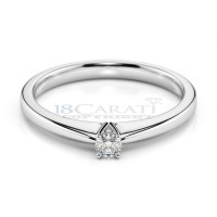 Solitaire diamond ring 0.07ct