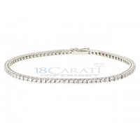 Italian diamond tennis bracelet