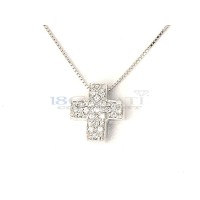 Diamond cross necklace 0.15ct