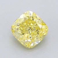 GIA Diamond yellow fancy 0.4 ct.