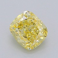 GIA Diamond yellow fancy 0.46 ct.