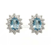 Acquamarine earrings 
