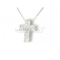 Diamond cross necklace 0.86ct