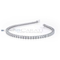Italian diamond tennis bracelet 3.5ct