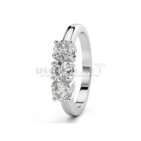 Trilogy ring 0.75cts