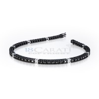 Black diamonds tennis bracelet 4.5ct