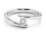 Solitaire diamond ring 0.15ct