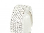 Pave style ring 1.25ct