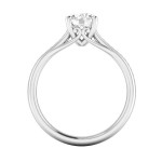 One carat solitaire Italian diamond ring