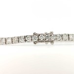 Italian diamond tennis bracelet 3.5ct