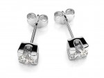 Single diamond earrings 0.5ct