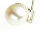 Pearl and diamond earrings 0.07ct