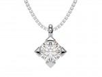 Single diamond necklace 0.25ct
