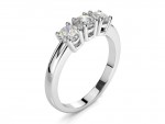 Trilogy ring 0.75cts