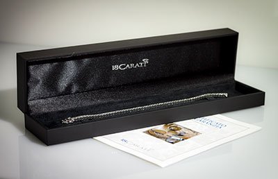 Gift box for diamond tennis bracelets