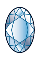 Oval shape diamonds